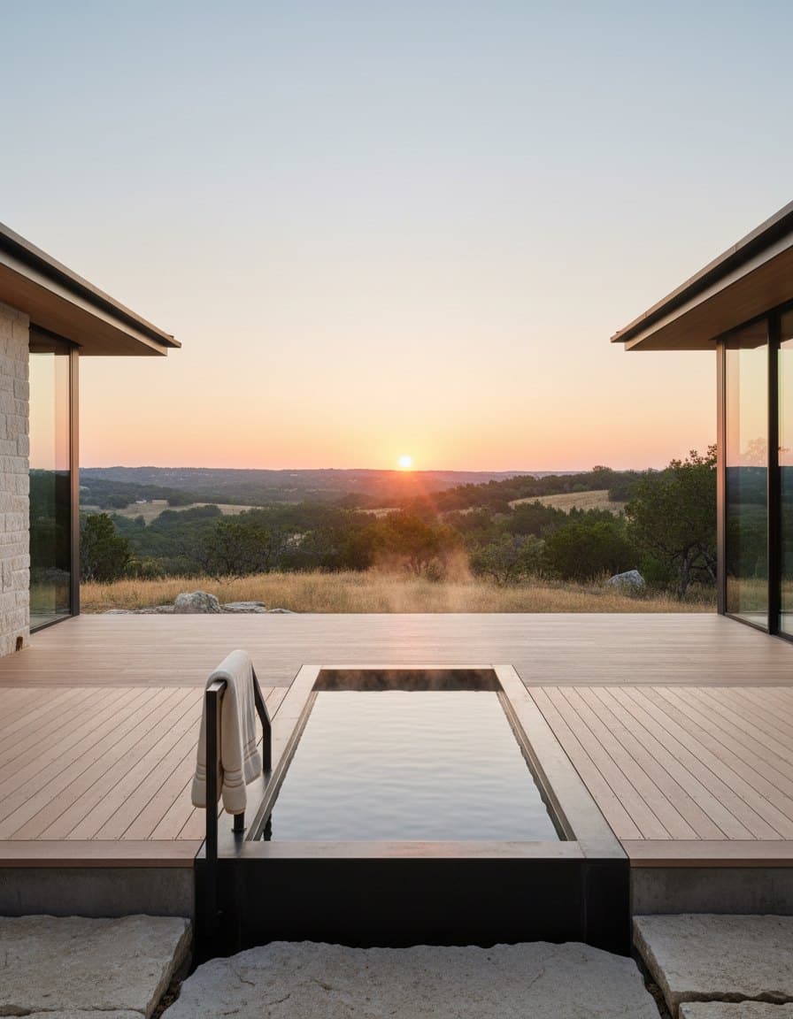 Sunrise plunge