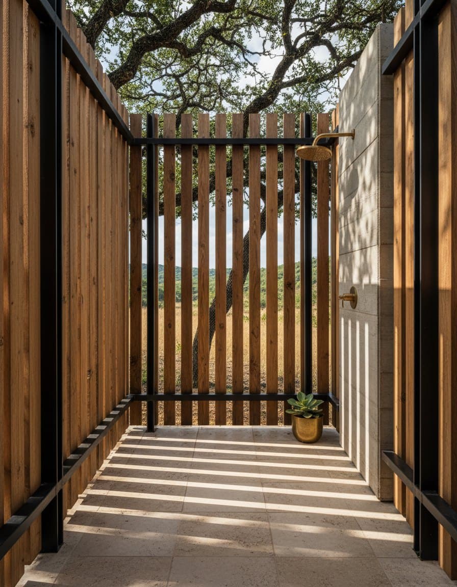 Outdoor shower